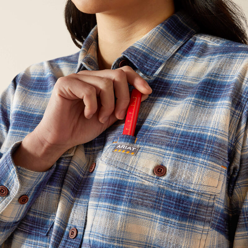 Rebar Flannel DuraStretch Work Shirt 01