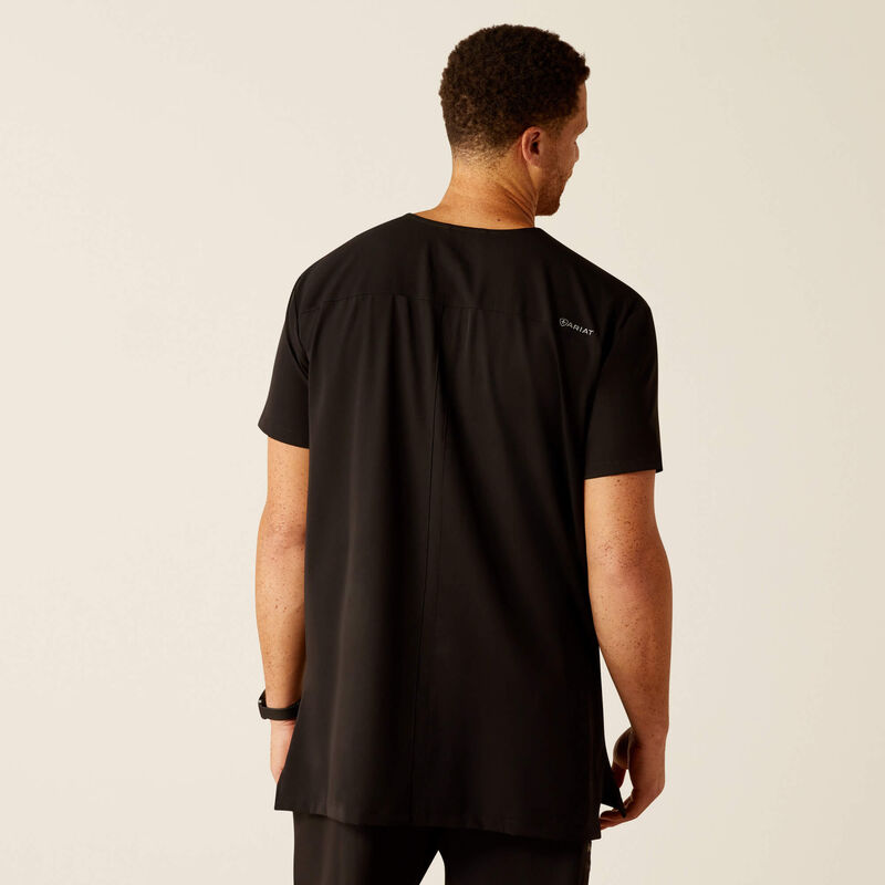 Derham 6 Pocket Scrub Top Back Plus