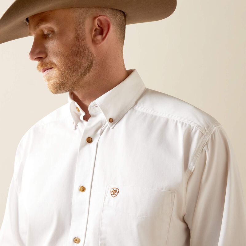 Solid Twill Classic Fit Shirt Image 4 of 4
