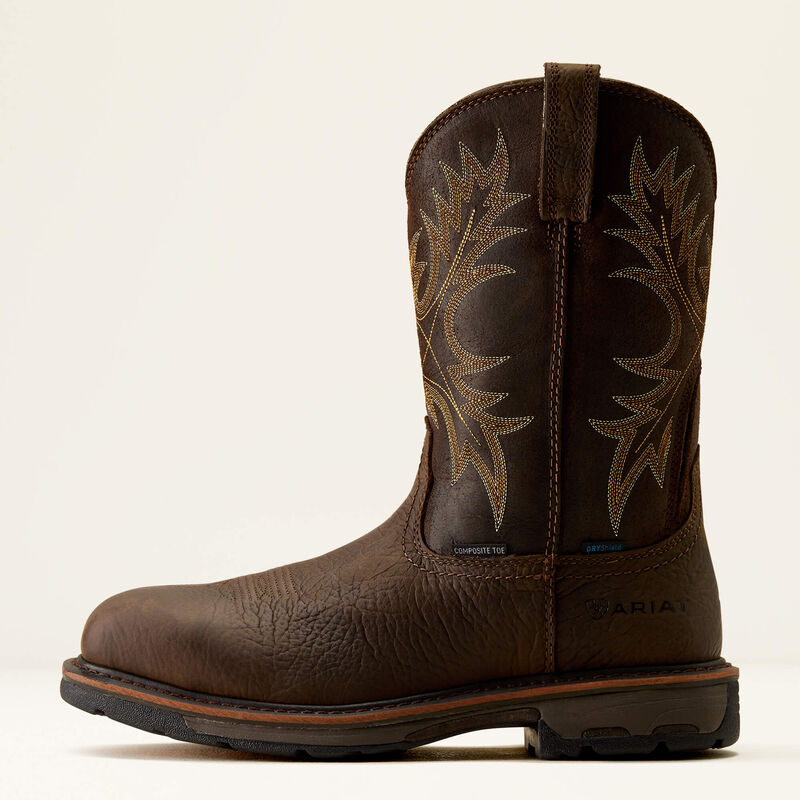 WorkHog Waterproof Composite Toe Work Boot Side