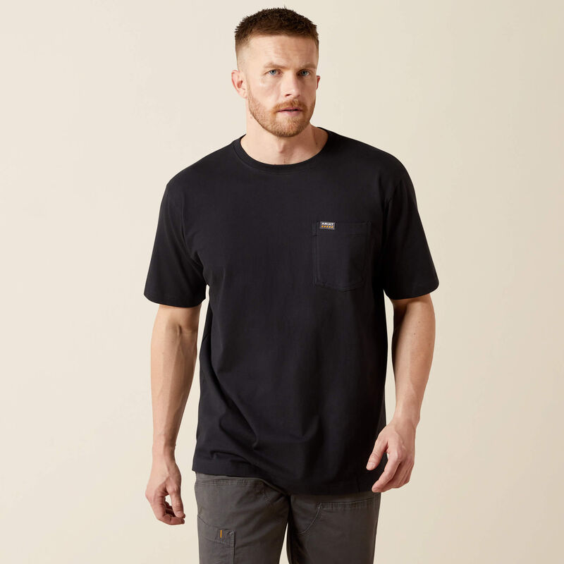 Rebar Cotton Strong Standard Pocket T-Shirt Front