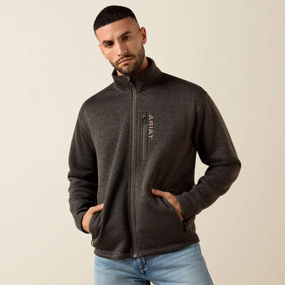 Caldwell Full Zip Sweater Front