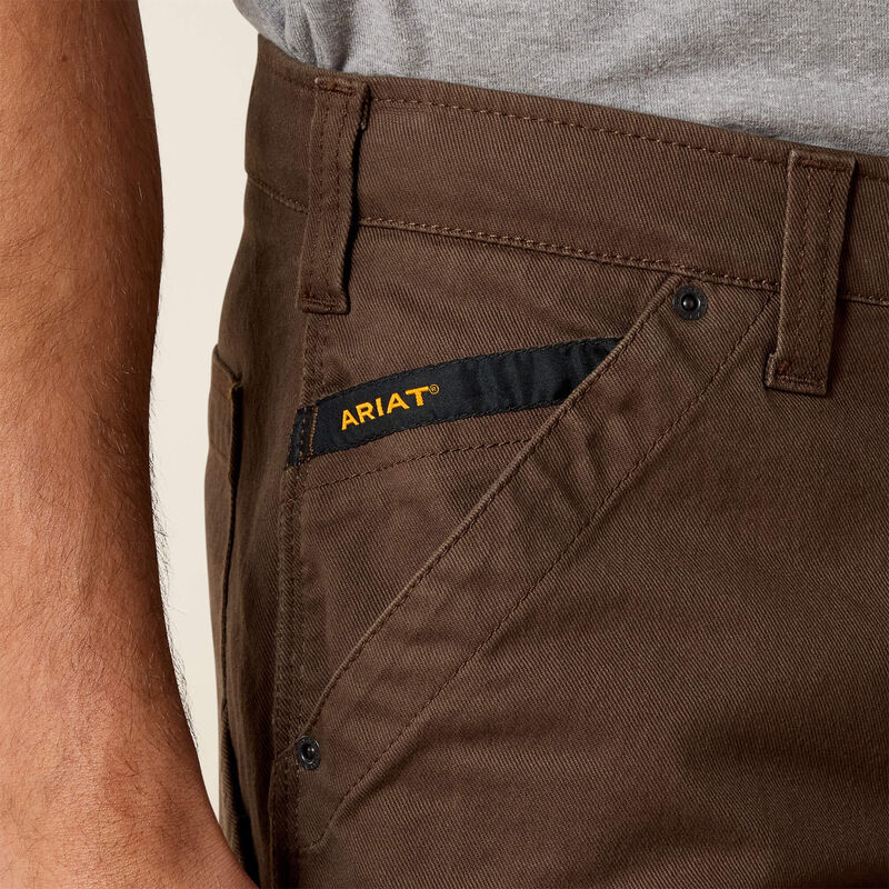 Rebar M5 Straight DuraStretch Washed Twill Dungaree Straight Leg Pant Image 4 of 5
