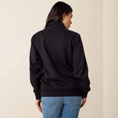 Foundation Logo 1/2 Zip Sweatshirt Back