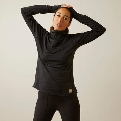 Rebar Gridwork Baselayer 1/4 Zip T-Shirt