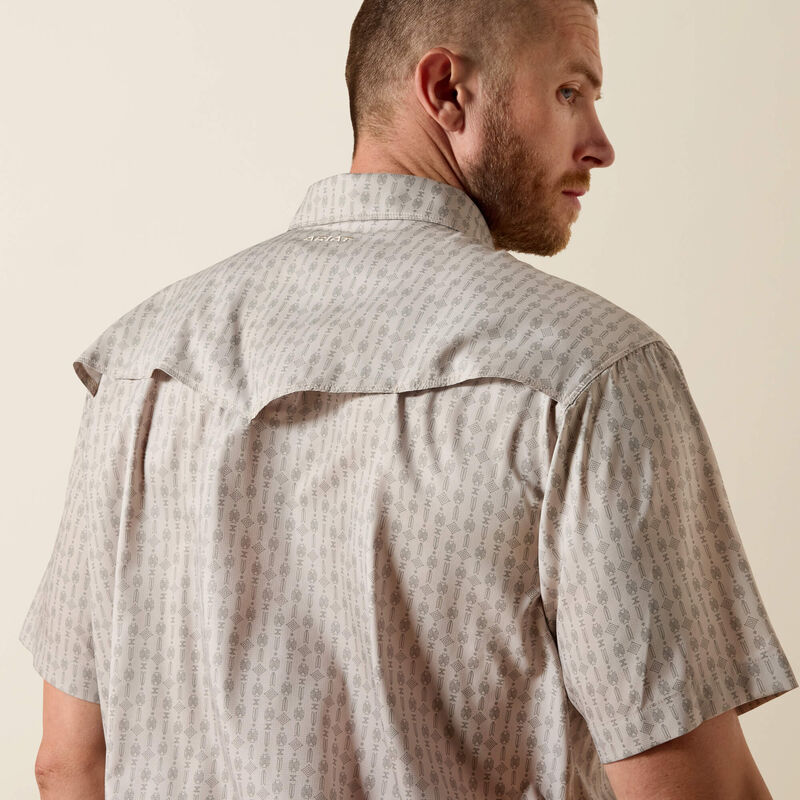 Printed Western VentTEK Classic Fit Snap Shirt 01