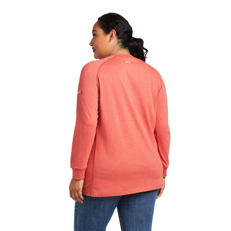 FR Air Henley Top Back Plus
