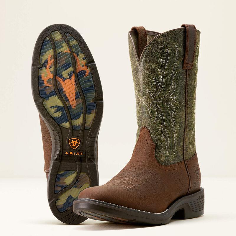 Ridgeback Round Toe Cowboy Boot 3-4 Front