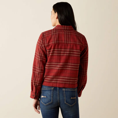 Rebar Heavy Flannel Work Shirt Back
