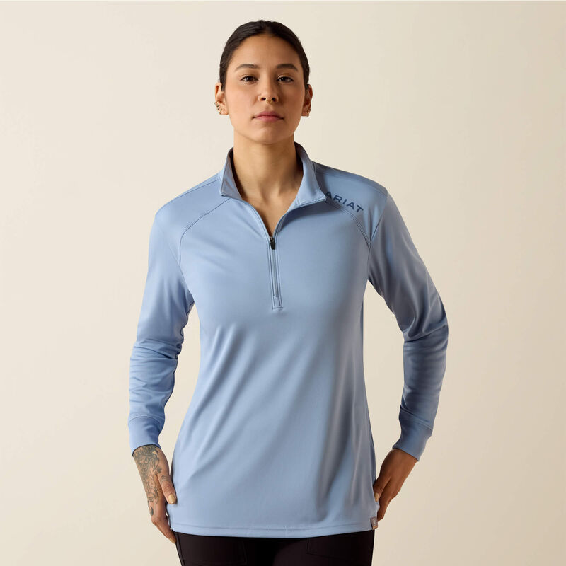 Rebar Sunblocker 1/2 Zip T-Shirt Front