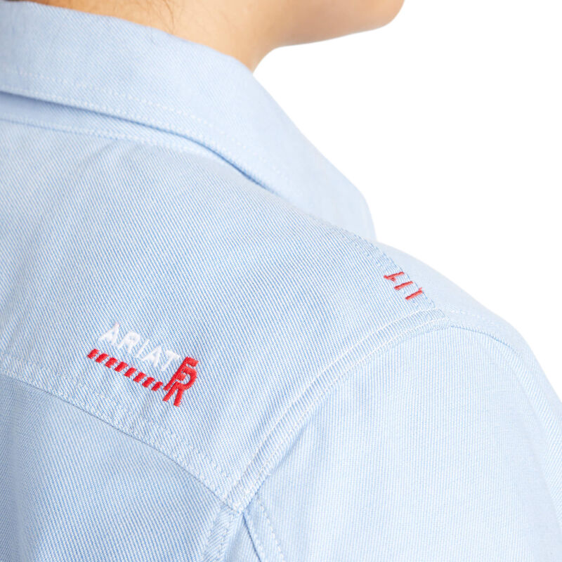 FR Solid DuraStretch Snap Work Shirt 01 Plus