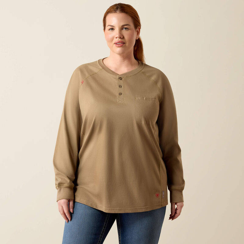 FR Air Henley Top Front Plus