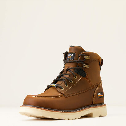 Rebar Lift 6" Waterproof Work Boot 3-4 Front
