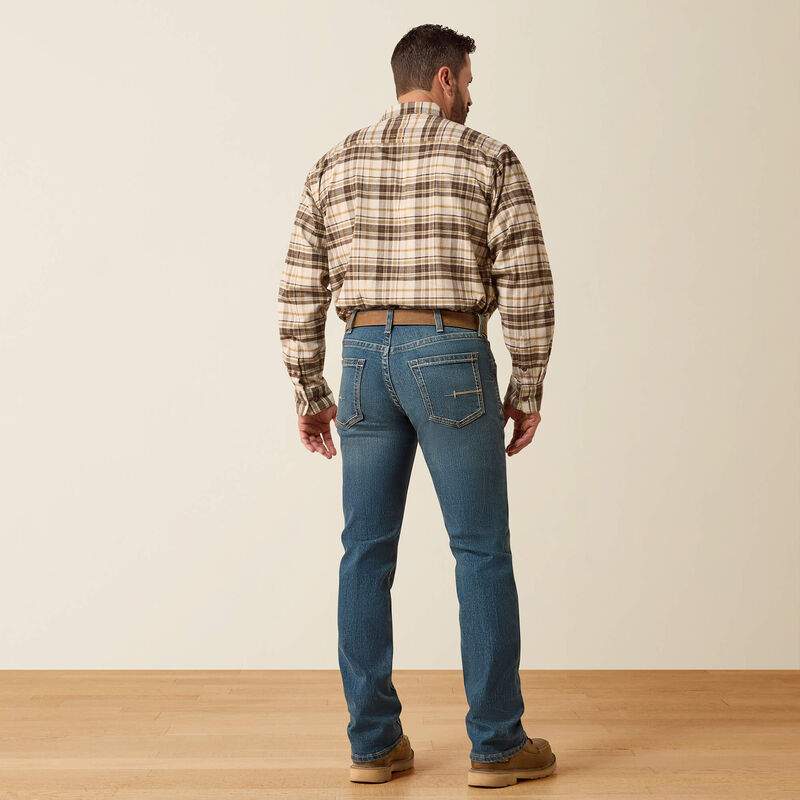 Rebar M5 Straight DuraStretch Edge Stackable Straight Leg Jean Back