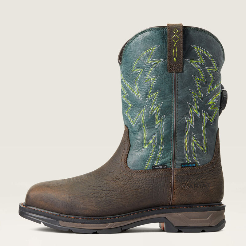 WorkHog XT BOA Waterproof Carbon Toe Work Boot Side