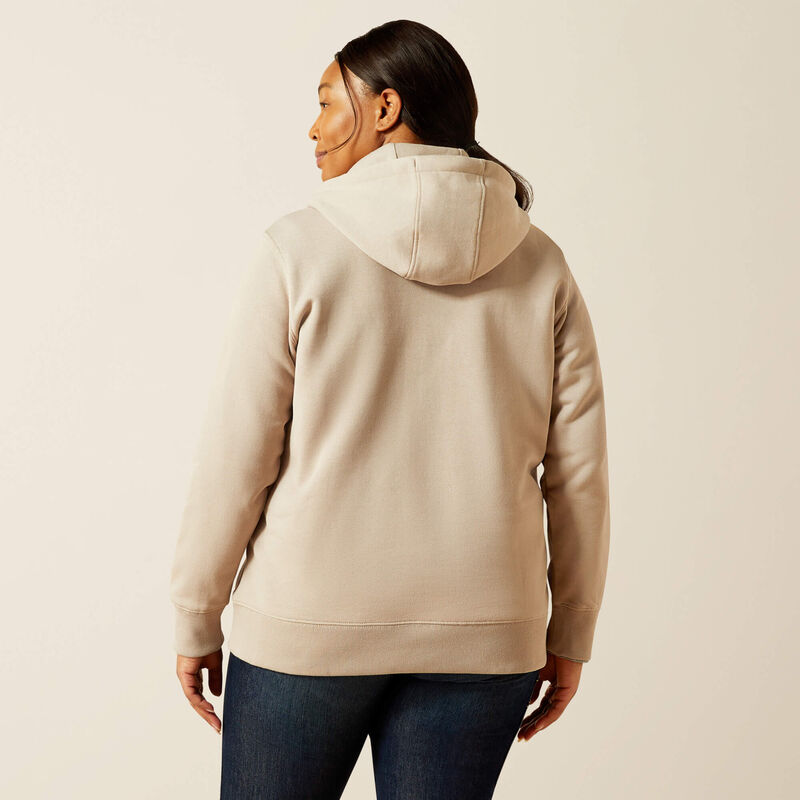 Rebar Skill Set 1/2 Zip Hoodie Back Plus