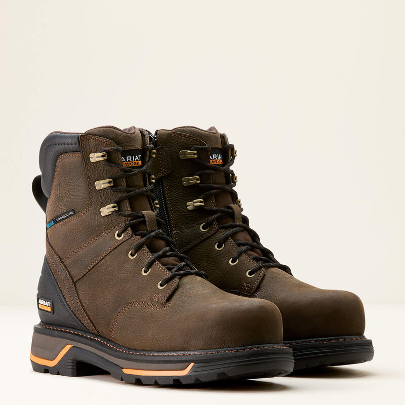 Big Rig 8" Waterproof Composite Toe Work Boot Pair