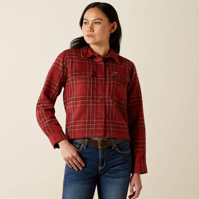 Rebar Heavy Flannel Work Shirt Front