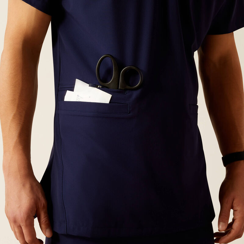 Derham 6 Pocket Scrub Top 02