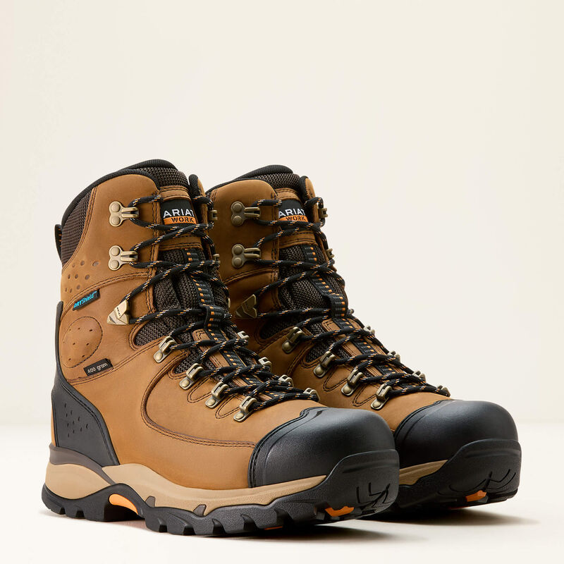 Endeavor 8" Waterproof Insulated Work Boot Pair