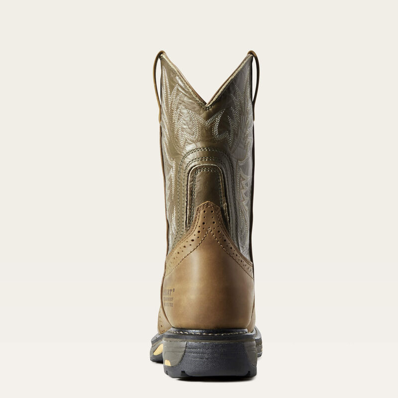 WorkHog Waterproof Composite Toe Work Boot Heel