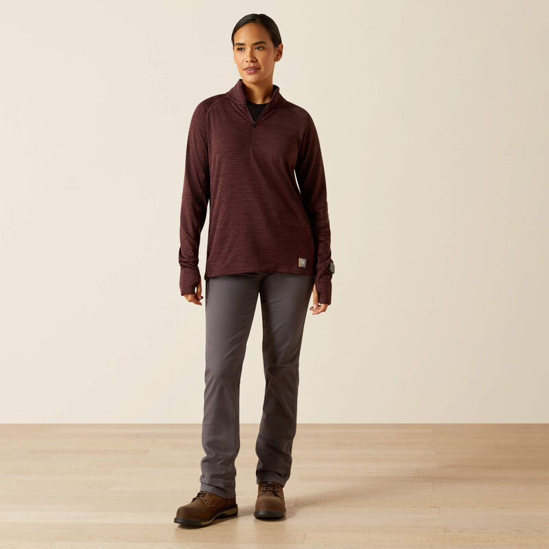 Rebar Gridwork 1/4 Zip Baselayer Full
