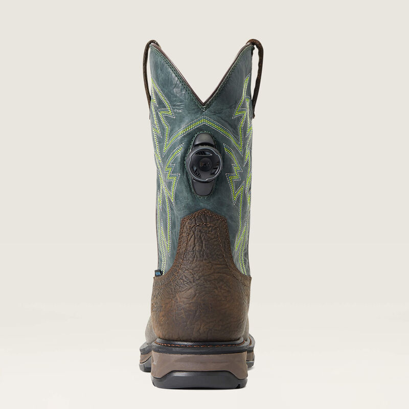 WorkHog XT BOA Waterproof Carbon Toe Work Boot Heel