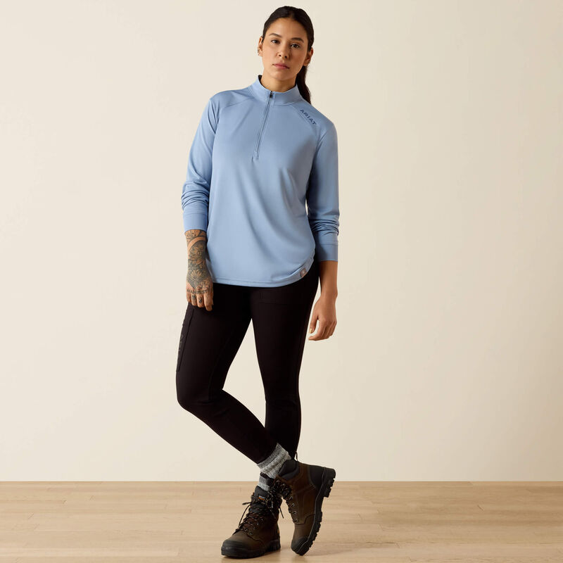 Rebar Sunblocker 1/2 Zip T-Shirt Full