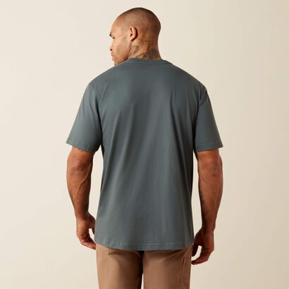 Rebar Cotton Strong Standard Pocket T-Shirt Back
