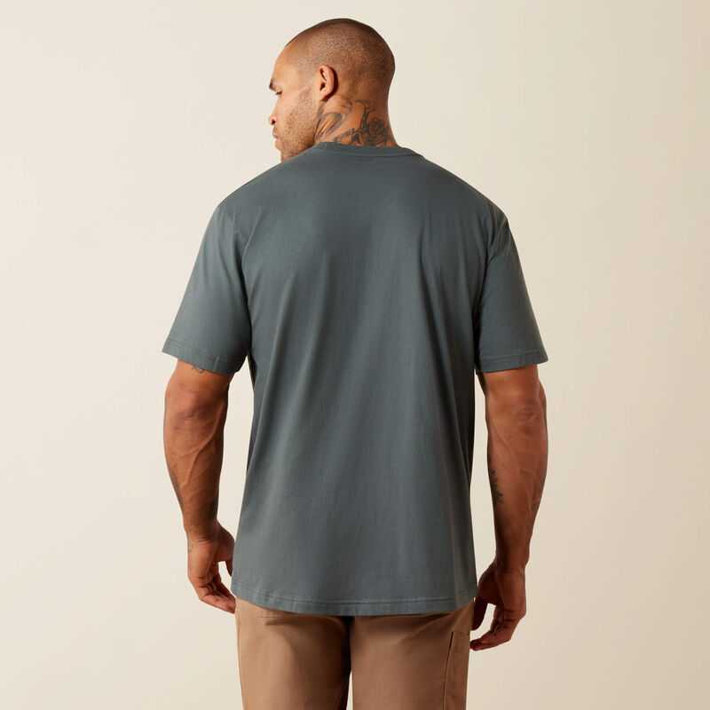 Rebar Cotton Strong Standard Pocket T-Shirt Back