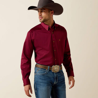 Solid Twill Classic Fit Shirt Front