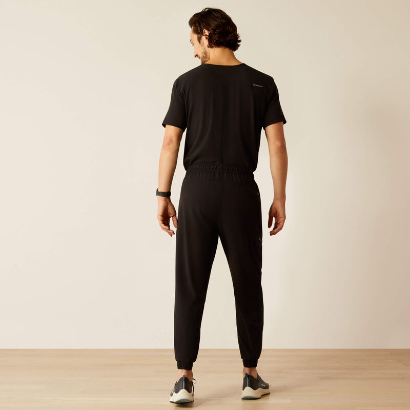 Drew Cargo Stretch Jogger Scrub Pant Back