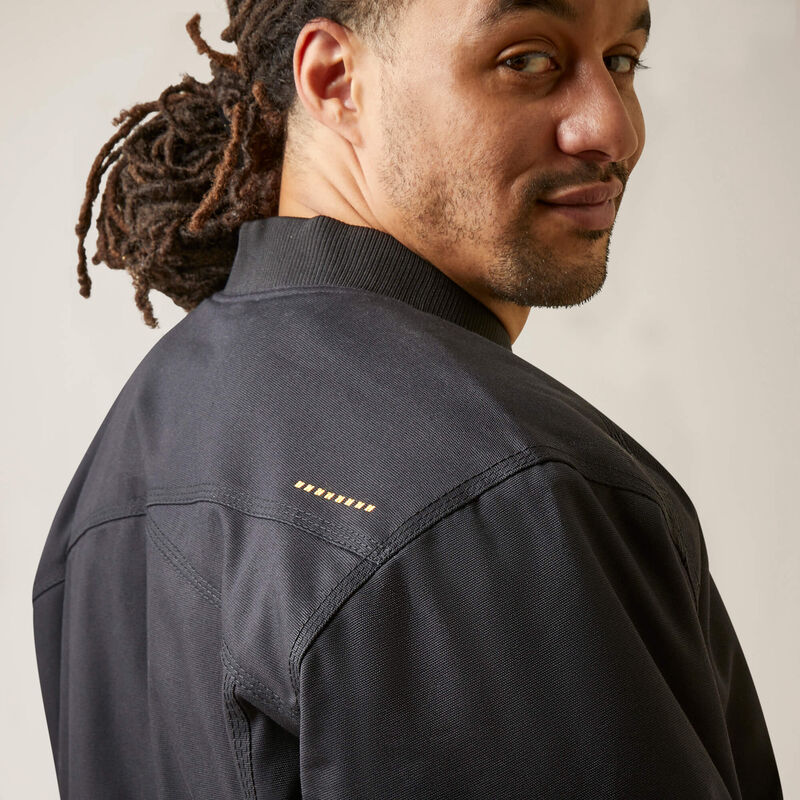 Rebar Stretch Canvas Bomber Jacket 04