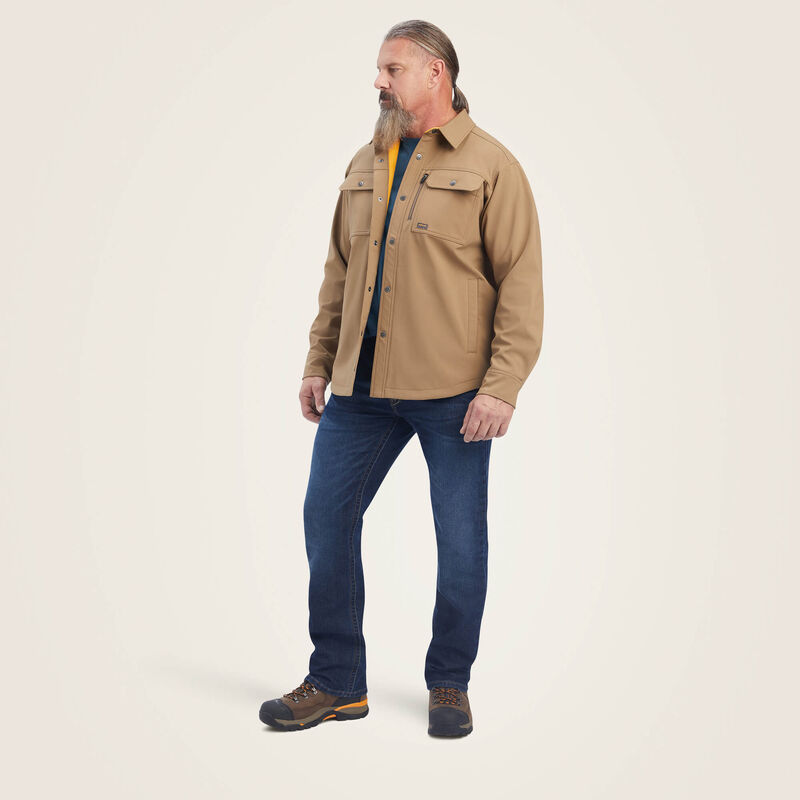 Rebar DuraStretch Utility Softshell Shirt Jacket Full