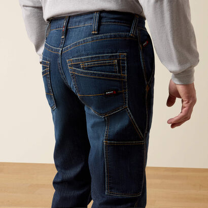 FR M5 Straight DuraLight Workhorse Stretch Straight Leg Jeans Back