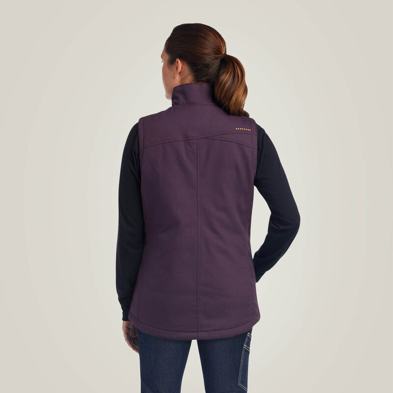 Rebar DuraCanvas Insulated Vest Back