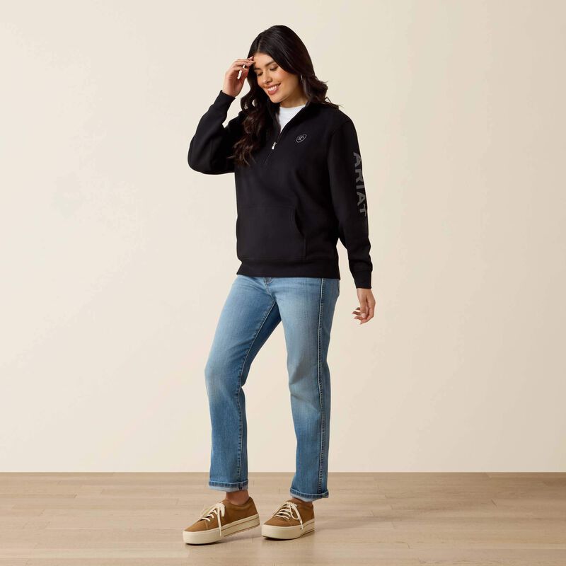 Foundation Logo 1/2 Zip Sweatshirt Full