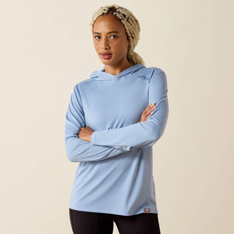 Rebar Sunblocker Hooded T-Shirt Front