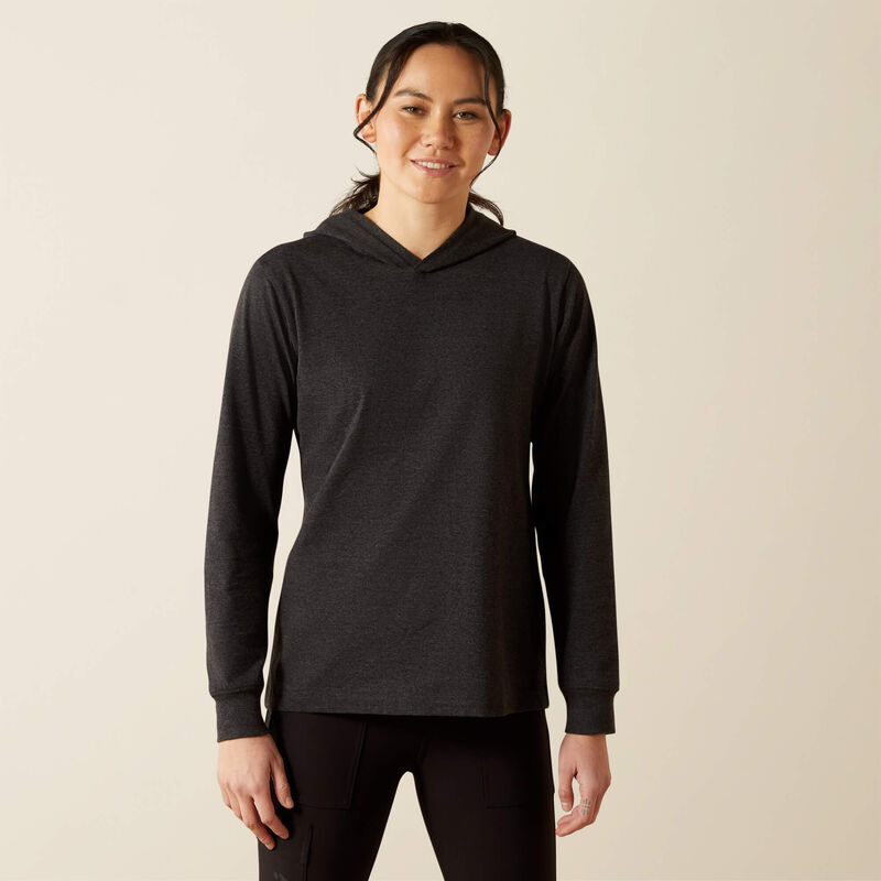 Rebar Cotton Strong Hooded T-Shirt Front