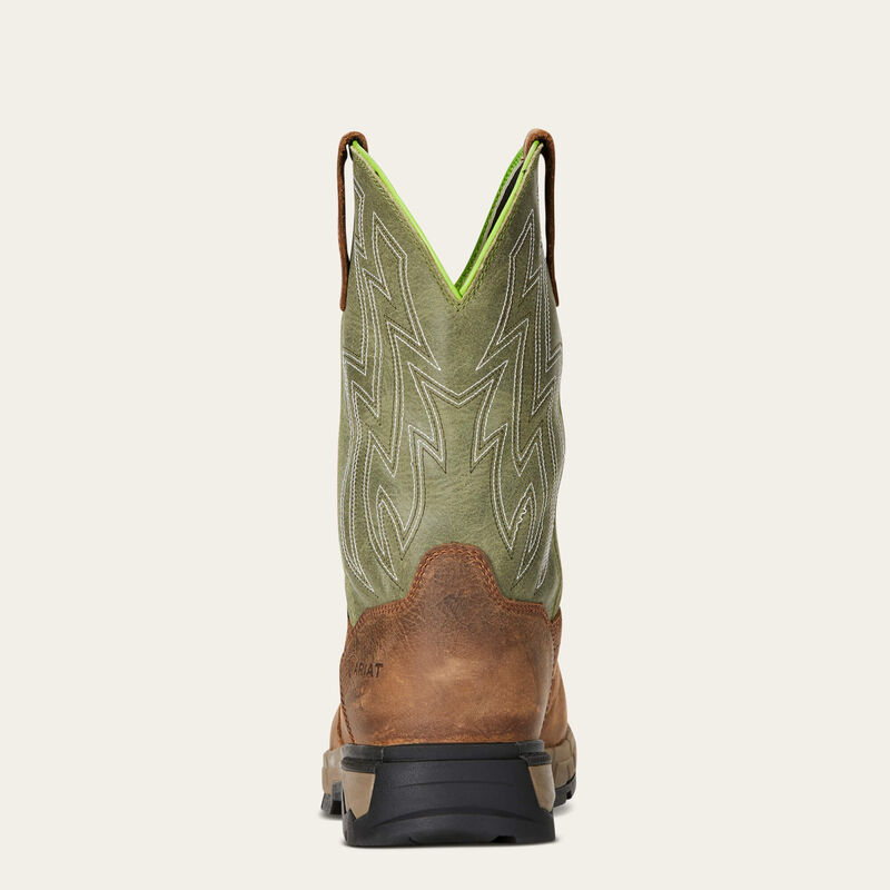 Rebar Flex Western Waterproof Work Boot Heel