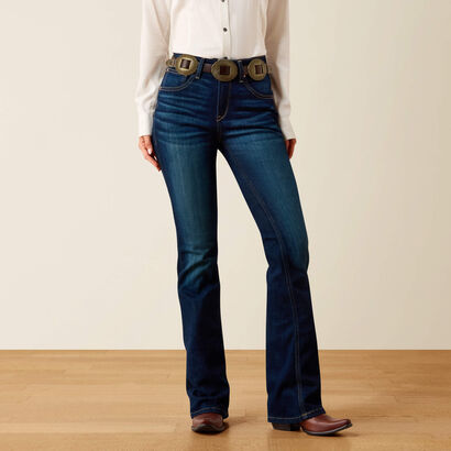 R.E.A.L. High Rise Ballary Boot Cut Jean Front