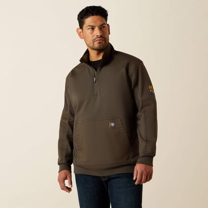 Rebar Workman Duracanvas 1/4 Zip Sweatshirt Front