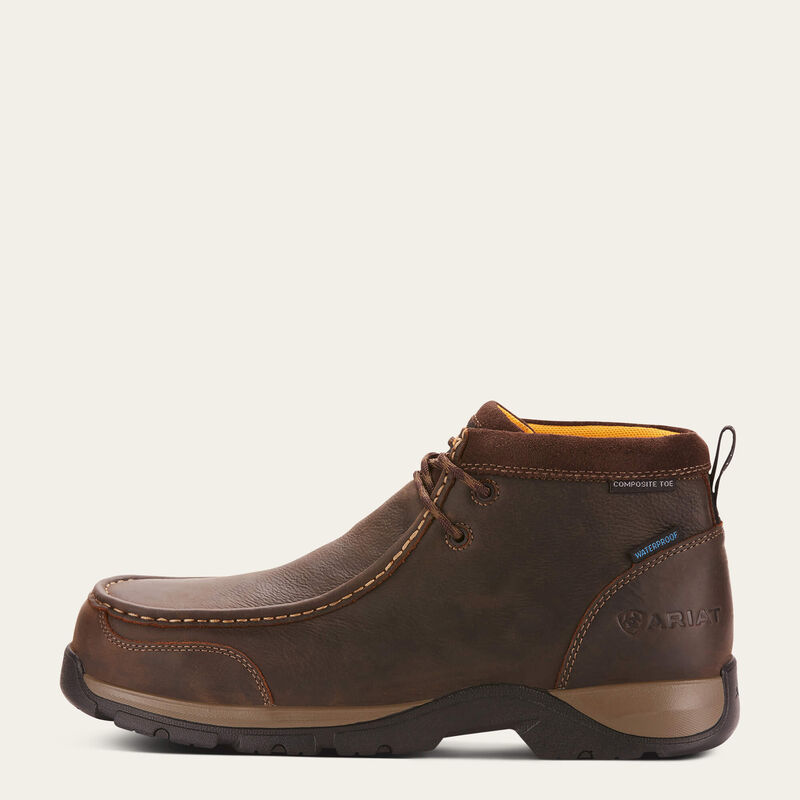 Edge LTE Moc Waterproof Composite Toe Work Boot Side