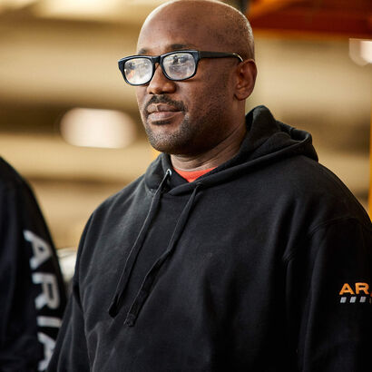 Rebar Workman Hoodie Lifestyle