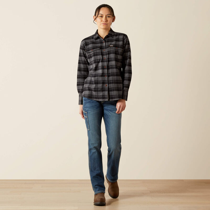Rebar Flannel DuraStretch Work Shirt Full