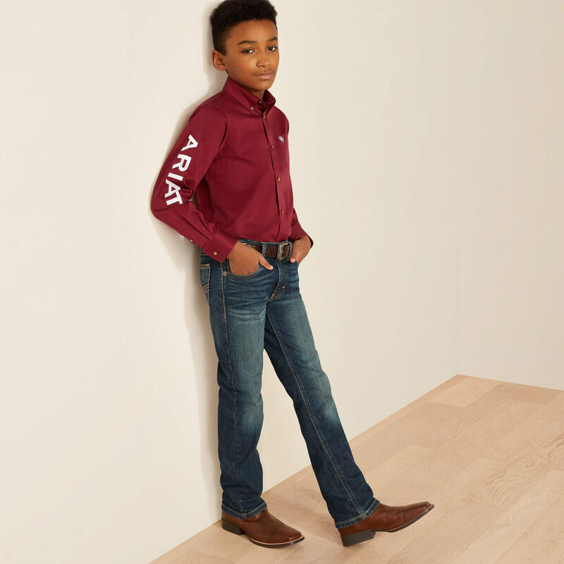 Team Logo Twill Classic Fit Shirt Full