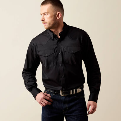 Lightweight Twill Classic Fit Shirt Front