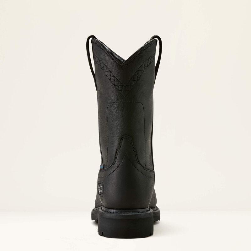 Sierra Waterproof Roper Toe Steel Toe Work Boot Heel