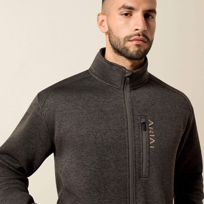 Caldwell Full Zip Sweater 01