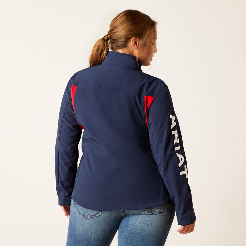 New Team Softshell Jacket Back Plus